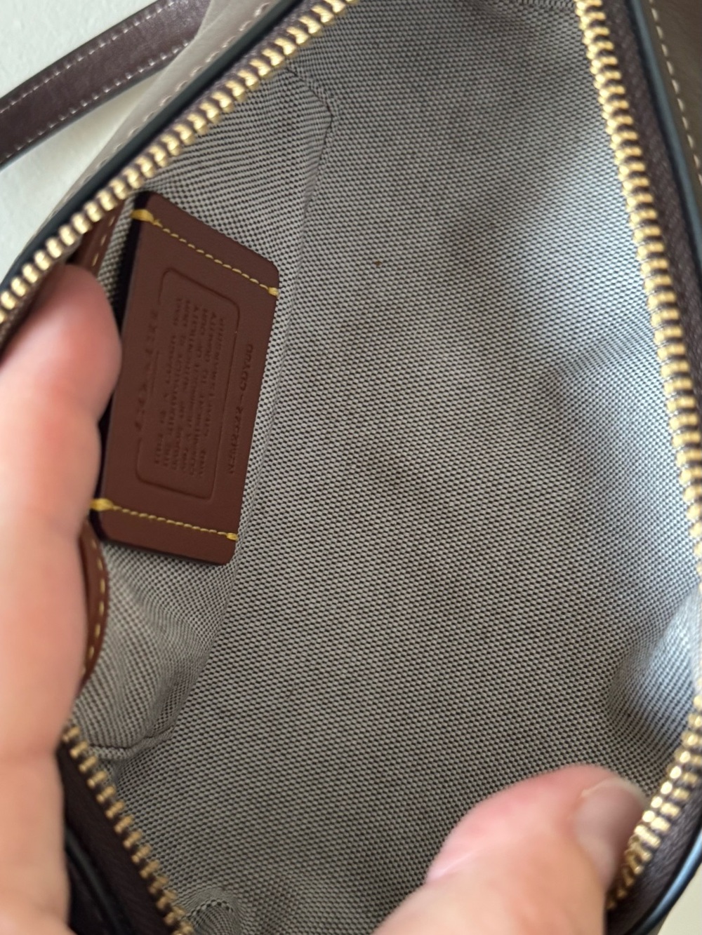 Coach Mini Barrel Bag - Brass/Maple - Picture 7 of 7